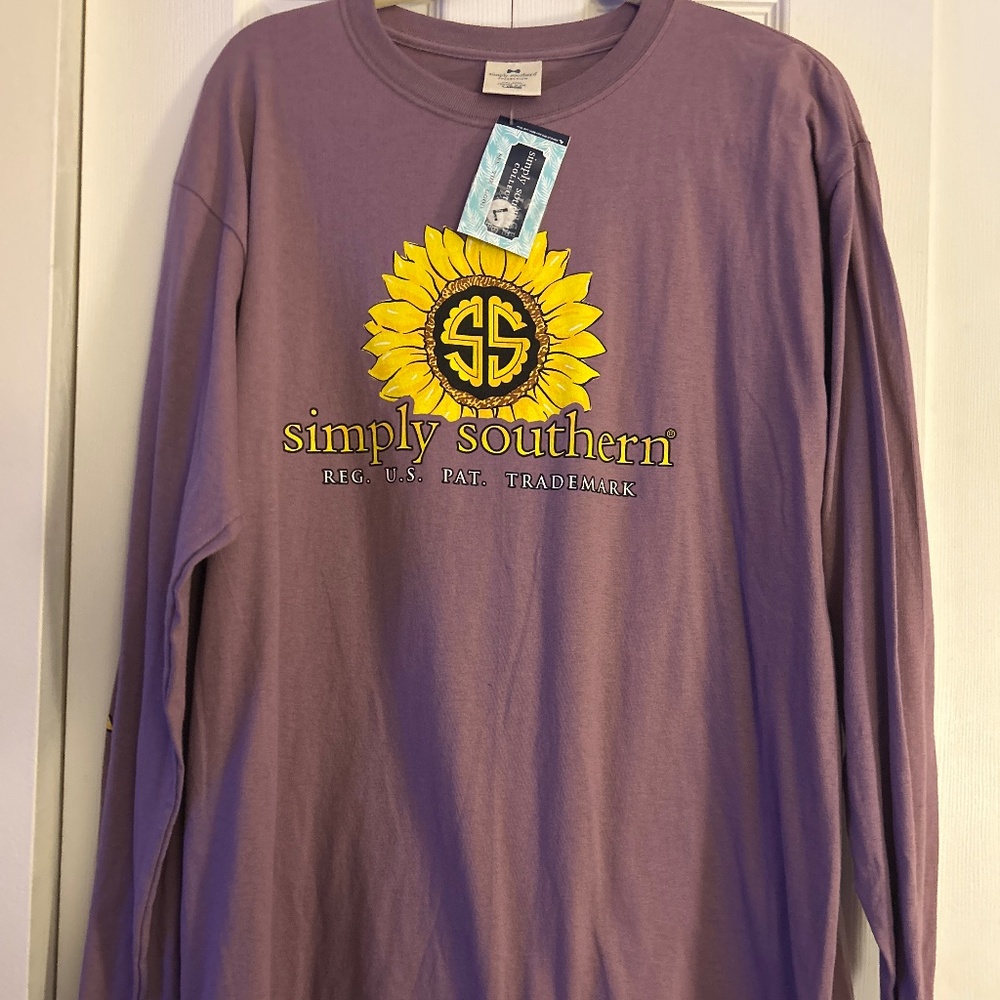 Simply Southern Sunflower Long Sleeve T-Shirt